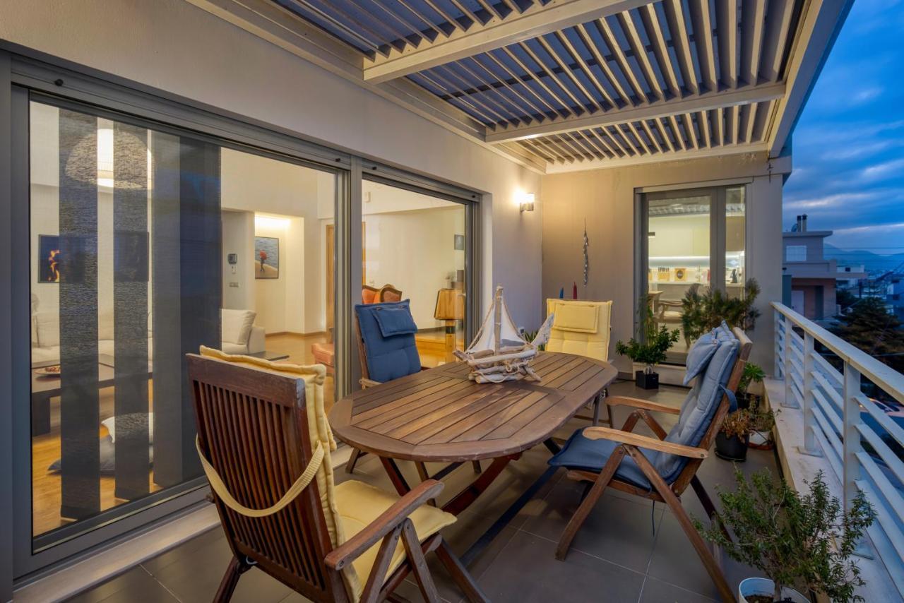 Ferienwohnung Artemis Luxury Penthouse By Estia Iraklio Exterior foto